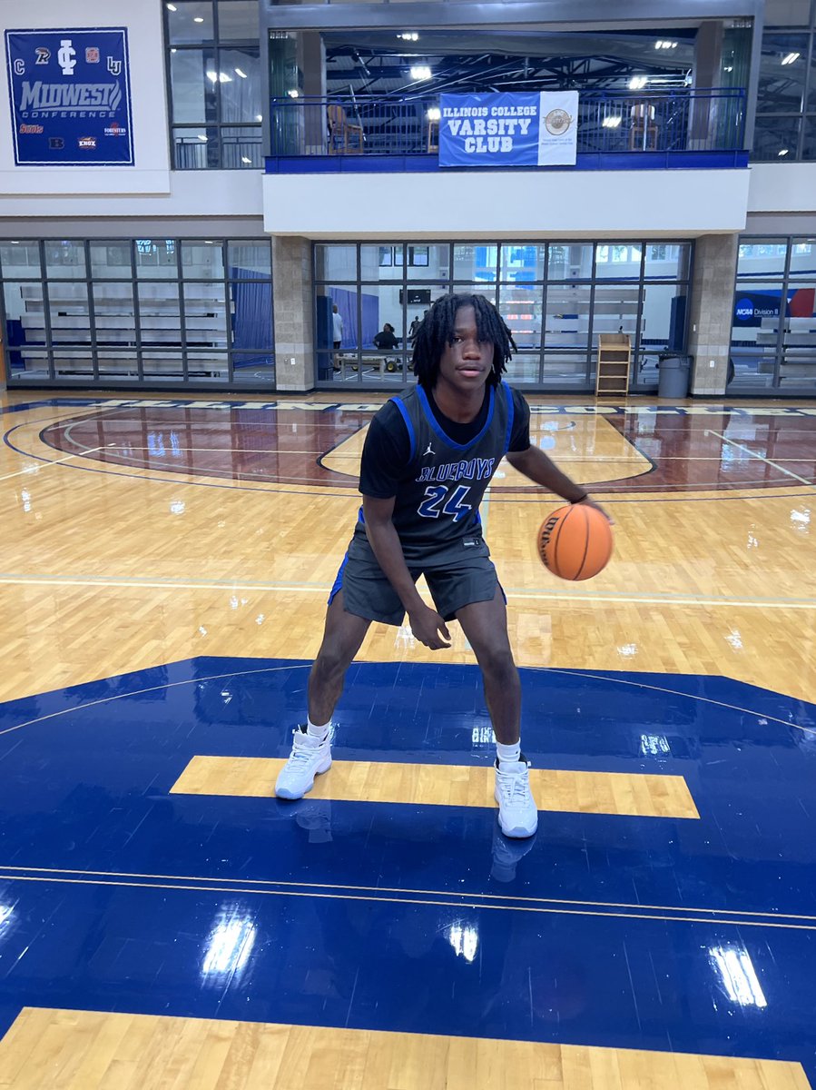 Maurice Neeley (@mauriceneeley_) on Twitter photo After a great visit with Coach Schweer, Coach T.J, and Coach Rowell. I’m blessed to receive an offer from Illinois College.
<a href="/BlueboysHoops/">Illinois College Blueboys Basketball</a> <a href="/CoachSchweer/">Steve Schweer</a> <a href="/stpatrickhoops/">Saint Patrick Hoops</a> <a href="/CoachJay6W/">Jay Rowell</a> <a href="/CoachIITimothyE/">TJ Ervin</a> After a great visit with Coach Schweer, Coach T.J, and Coach Rowell. I’m blessed to receive an offer from Illinois College.
<a href="/BlueboysHoops/">Illinois College Blueboys Basketball</a> <a href="/CoachSchweer/">Steve Schweer</a> <a href="/stpatrickhoops/">Saint Patrick Hoops</a> <a href="/CoachJay6W/">Jay Rowell</a> <a href="/CoachIITimothyE/">TJ Ervin</a>