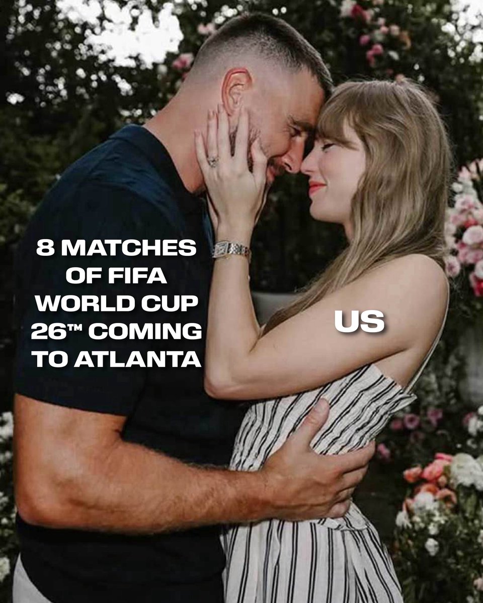 It’s a love story, baby just say yes… and the whole sports world is cheering!🏆💗

#TaylorSwift #FIFAWorldCup #WeAreAtlanta #WeAre26