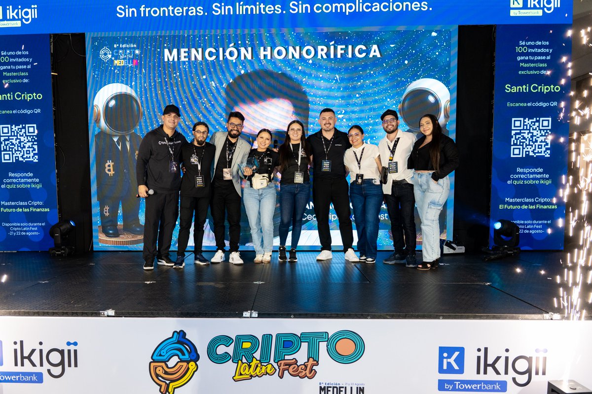 payabroad's tweet image. El @Criptolatinfest  2025 nos dejó llenos de ideas, conexiones y motivación.
Dos días hablando de futuro y cómo la cripto ya es parte de la vida real en LatAm 💚
🥳Gracias Medellín por recibirnos con tanta energía.
Seguimos construyendo, sin fronteras 🚀

#CriptoLatinFest #Abroad