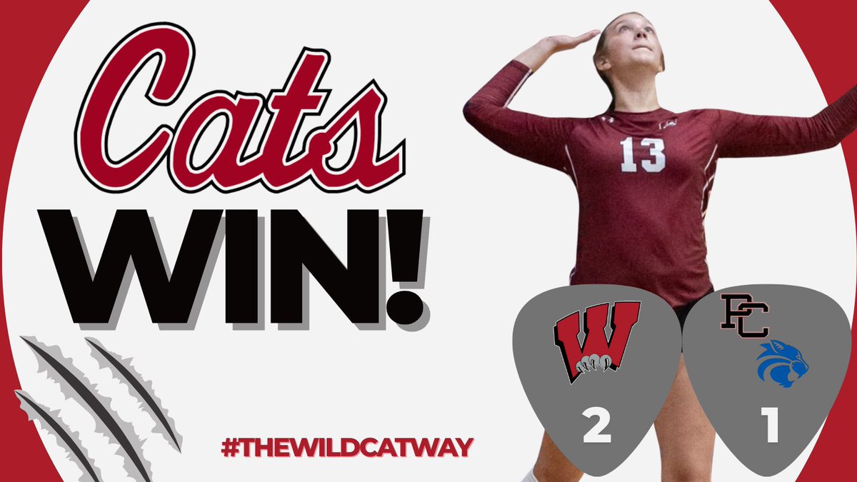WHSAthletics_'s tweet photo. Volleyball sinking ships and taming cats. 🏐🔥
#CatsWin
#TheWildcatWay https://t.co/DYty0ceB1r