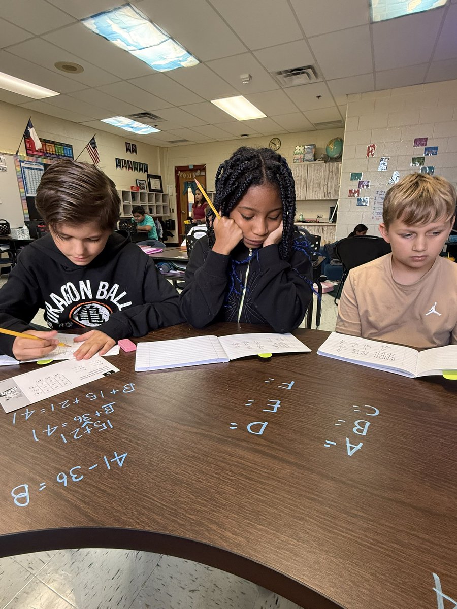 Patricia Clardy (@msclardy) on Twitter photo Critical thinking at its finest. Gave a think tank today and the conversations blew me away🤯
Seeing students struggle then collaborate with peers to work out our math problem made my day! <a href="/NISDBRAUCHLE/">Cougar Pride</a> <a href="/NISDMaCGT/">NISD MaC-GT</a> Critical thinking at its finest. Gave a think tank today and the conversations blew me away🤯
Seeing students struggle then collaborate with peers to work out our math problem made my day! <a href="/NISDBRAUCHLE/">Cougar Pride</a> <a href="/NISDMaCGT/">NISD MaC-GT</a>