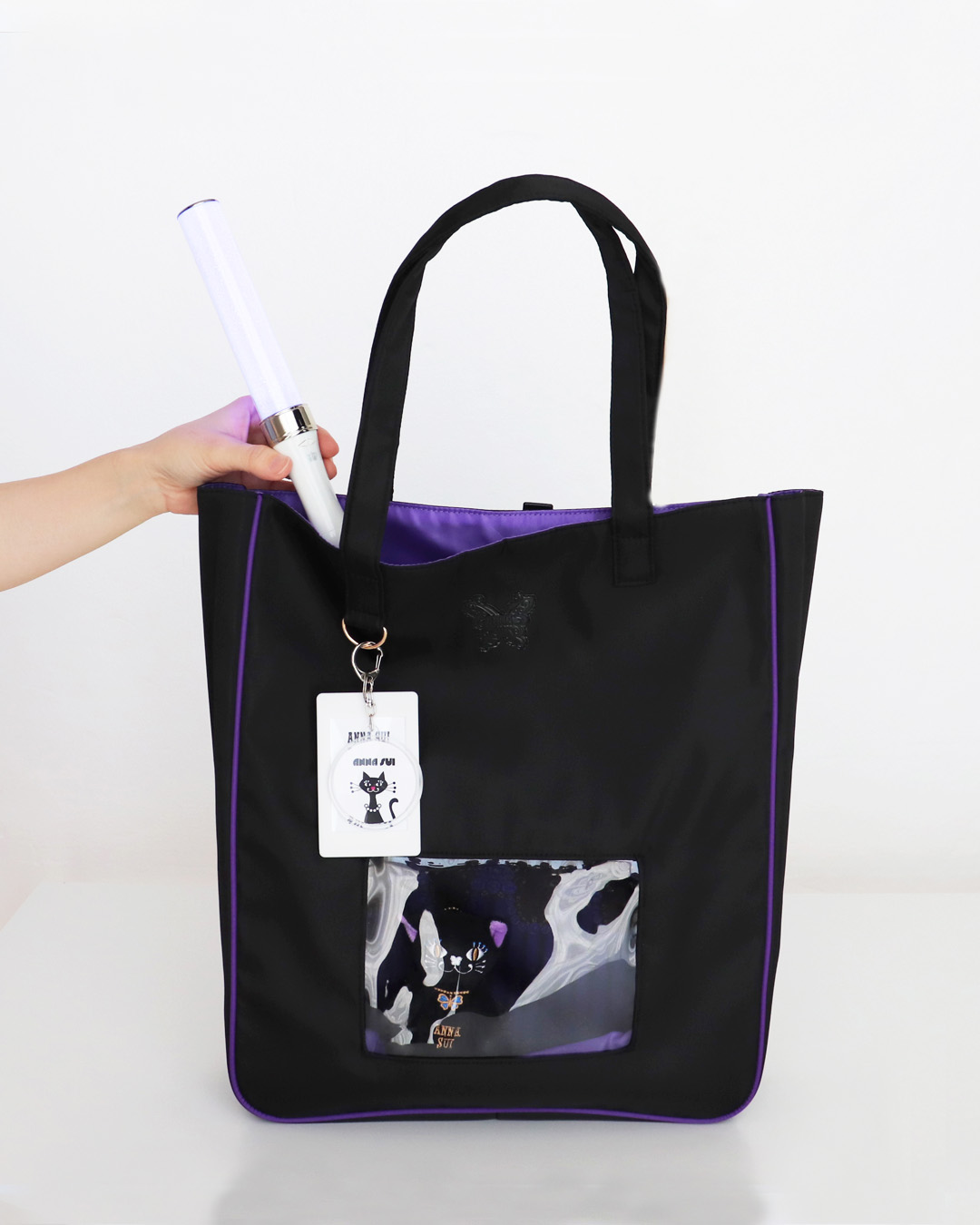 ANNA SUI - ANNA SUI ×ナナちゃん　コラボ  トートバッグ　ハンカチ ANNA SUI - ANNA SUI ×ナナちゃん コラボ トートバッグ ハンカチ