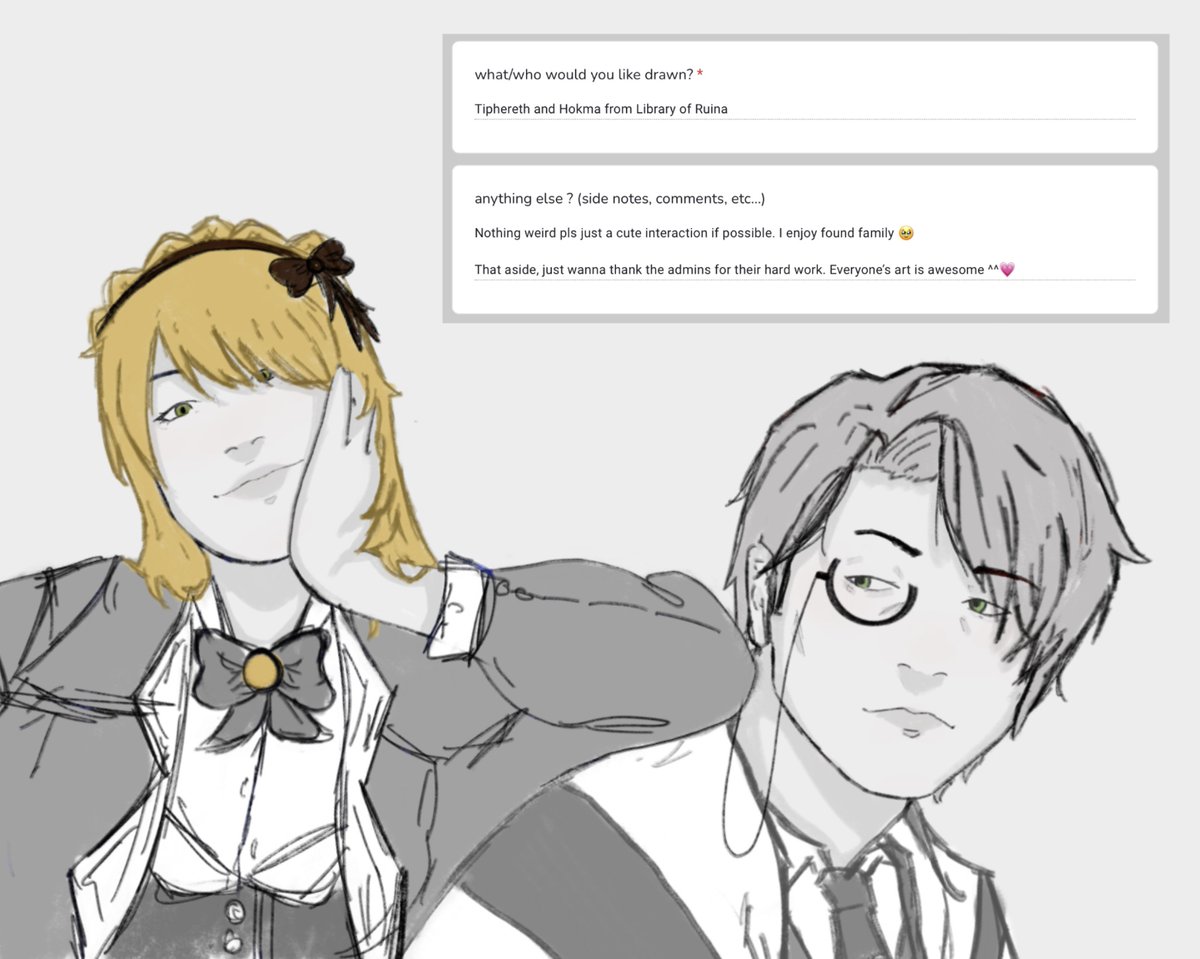 multidoodles's tweet photo. For anon who requested Tiphereth and Hokma from #LibraryofRuina SO SORRY IT TOOK SO LONG (°̥̥̥̥̥̥̥̥ω°̥̥̥̥̥̥̥̥) -  ♠️ https://t.co/hg0ufwxhku