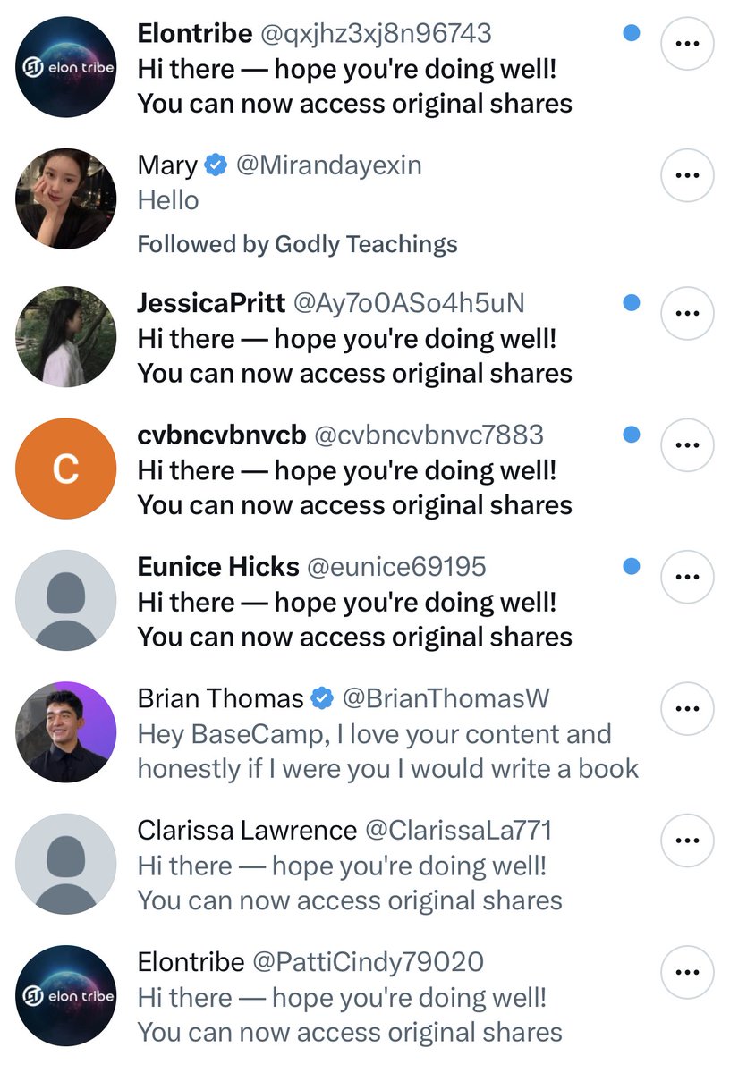 I wonder if I can access original shares?  Yo ⁦<a href="/elonmusk/">Elon Musk</a>⁩ the bots are out of control…
