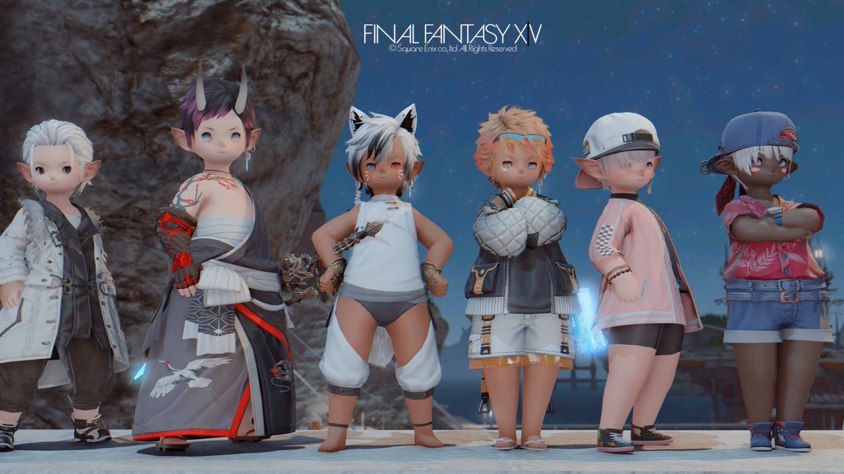 おはよう☀ 
#ララフェル 
#FF14 
#おはララ 
#lalafell 
#ララオス