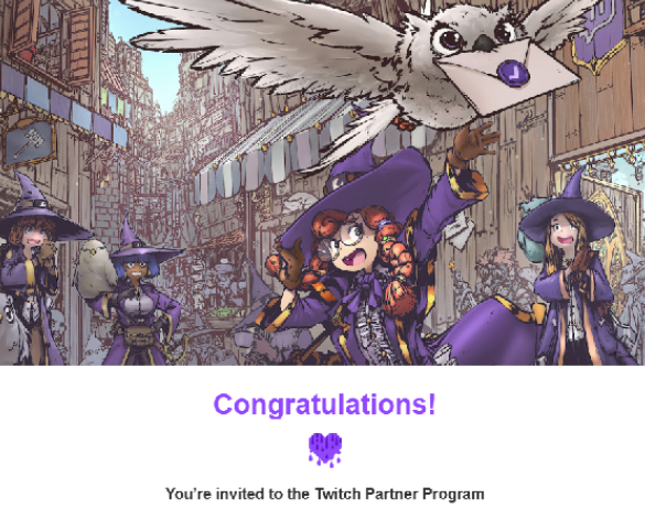 I am in a little bit of shock and SUPER overwhelmed...

But we did it! 

Thank you to everyone who has been there to support me and that believed in me! 💜

I am a teary mess right now! But in the best way! 💜

#TwitchPartner