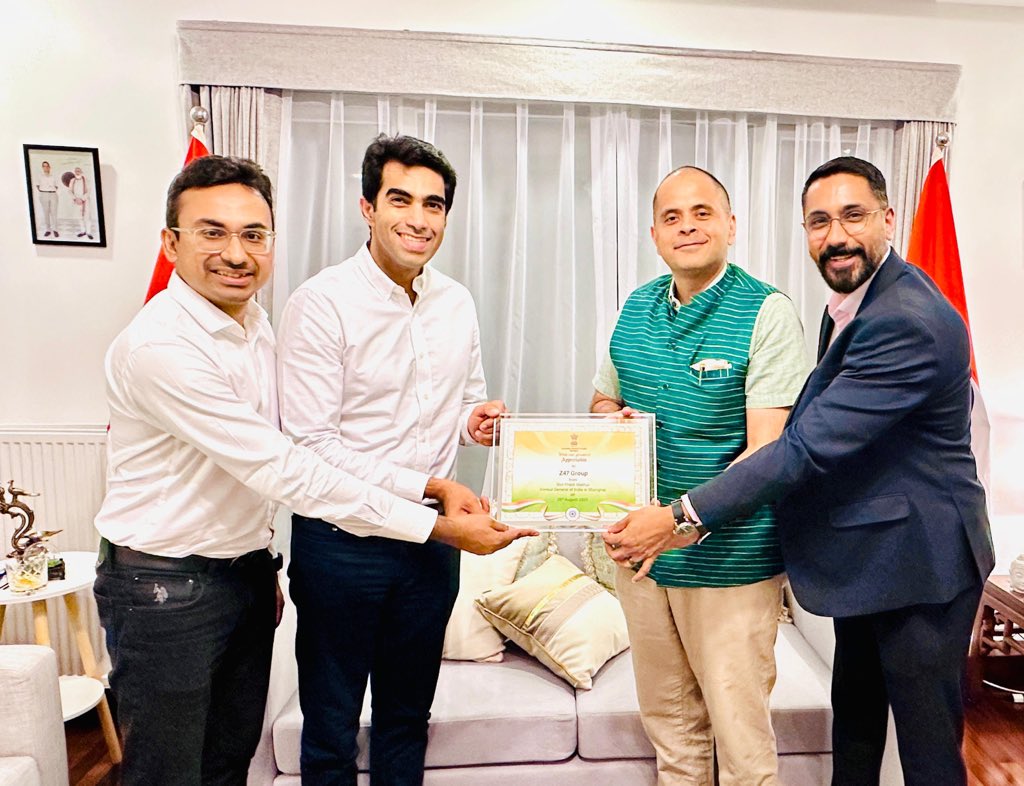 Dream of a New India 🇮🇳 powered by the New Generation!

➡️ CG <a href="/PratikMathur1/">Pratik Mathur</a> met a dynamic team of venture capitalists from <a href="/z47_vc/">Z47</a> who have backed several pioneering Indian startups and #unicorns.
➡️ Young Indian entrepreneurs shared their global expansion strategies, with India