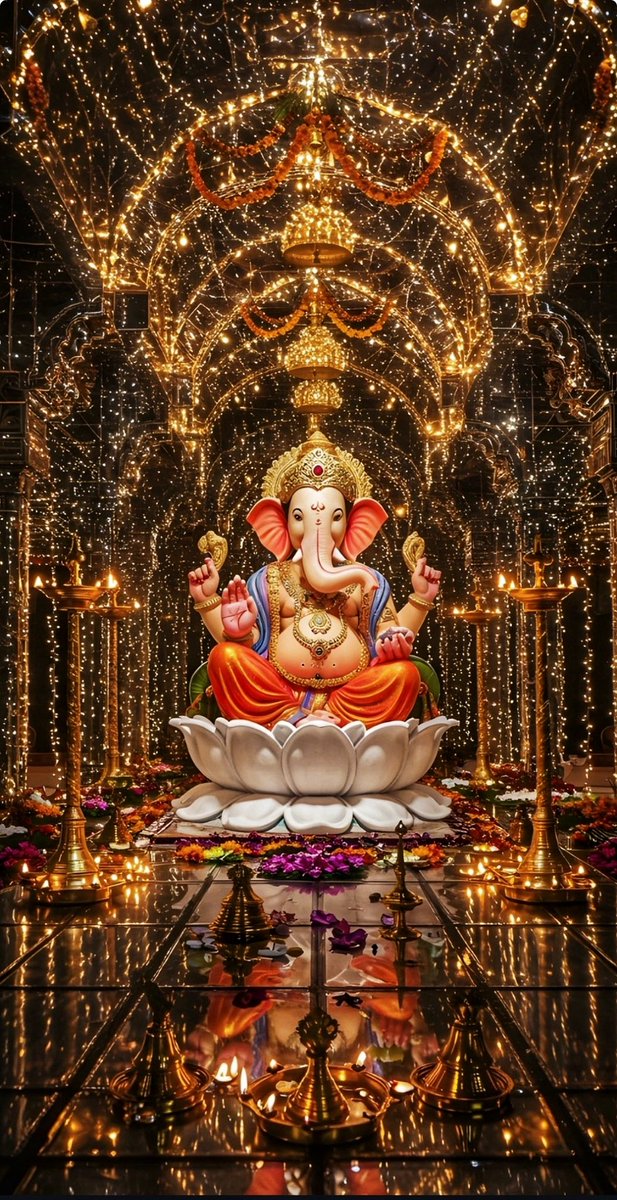 आप सभी को गणेश चतुर्थी की हार्दिक बधाई व शुभकामनाएं। गणपति बाप्पा मोरया! 
Greetings on the auspicious festival of Ganesh Chaturthi. May the blessings of Bhagwan Shri Ganesh always be upon us. May there be joy and prosperity all over. 🙏
#GaneshChaturthi2025