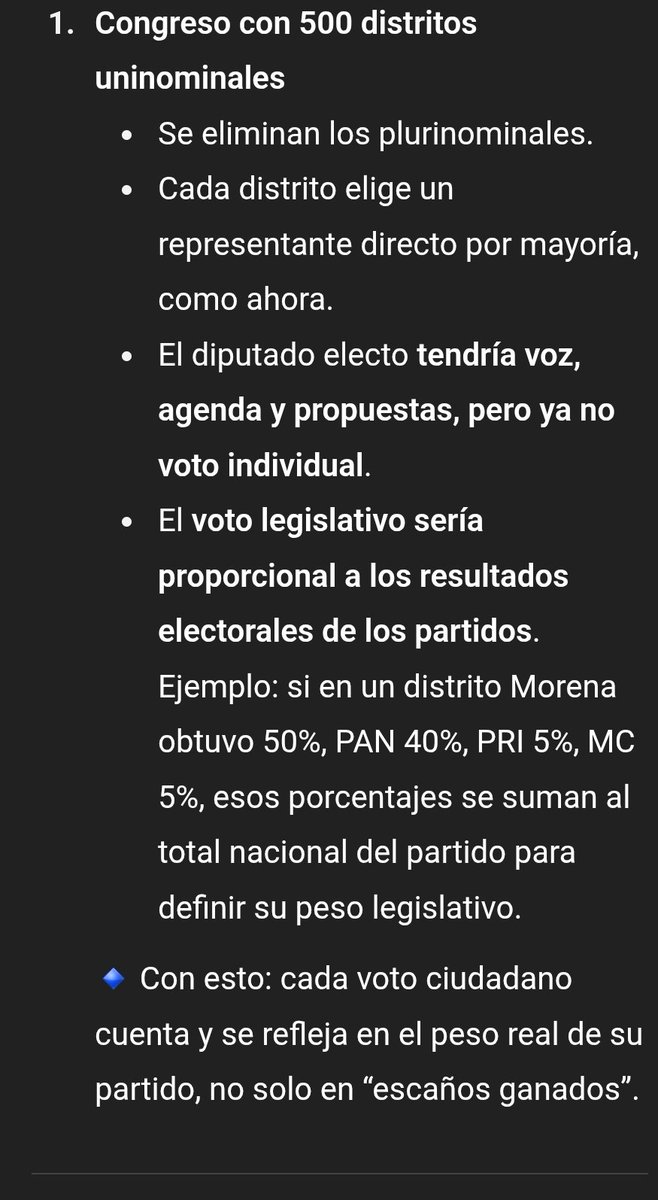alexistar07's tweet photo. Mi propuesta para la próxima #ReformaElectoral ♥️ (1) @Claudiashein @PabloGomez1968 
@PartidoMorenaMx 
@LuisaAlcalde 
@JloeraJuan @INEMexico https://t.co/Eyzv7a8MGm
