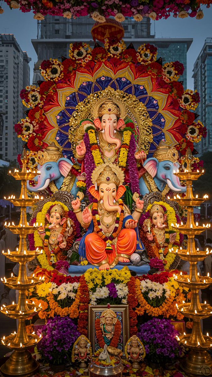 वक्रतुण्ड महाकाय सूर्यकोटि समप्रभ ।
निर्विघ्नं कुरु मे देव सर्वकार्येषु सर्वदा ॥

श्री गणेश चतुर्थी के पावन पर्व की आप सभी को हार्दिक शुभकामनाएं।

जय श्री गणेश 🙏
#GaneshChaturthi2025
