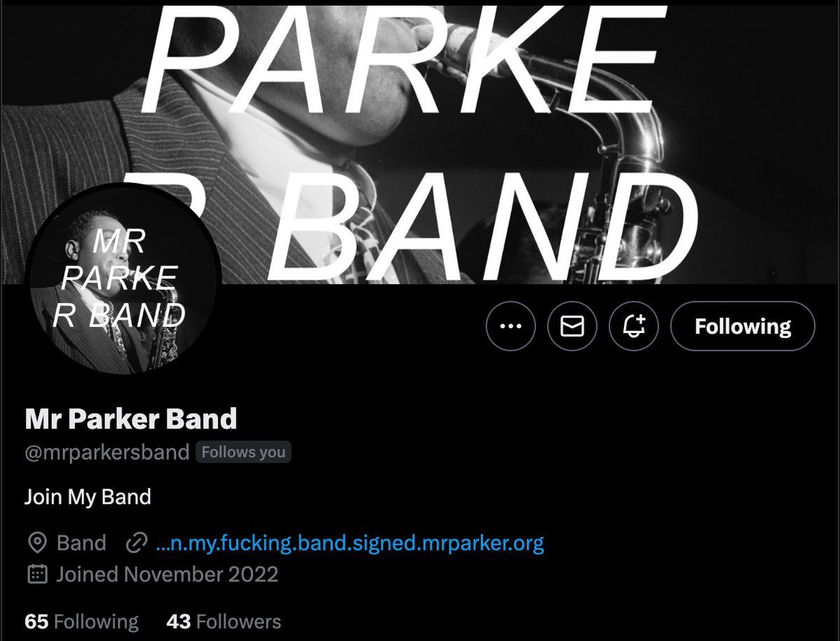 Custerdome Productions (@steelyfan05) on Twitter photo Just wanna give a quick shoutout to <a href="/mrparkersband/">Mr Parker Band</a>, the new hottest poster on Steely Dan Twitter (and way more active than me)! Let's get them to 50 followers. Just wanna give a quick shoutout to <a href="/mrparkersband/">Mr Parker Band</a>, the new hottest poster on Steely Dan Twitter (and way more active than me)! Let's get them to 50 followers.