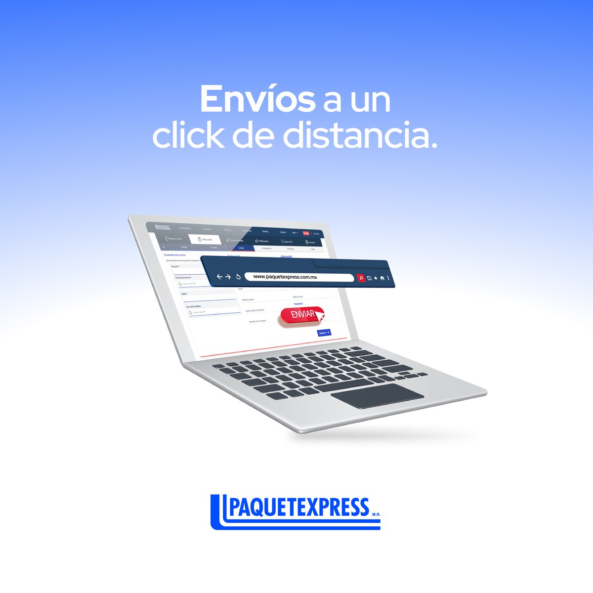Envíos rápidos, seguros y a un clic de distancia en paquetexpress.com.mx 💙🖱

#paquetexpress #webpaquetexpress #logistica #envios