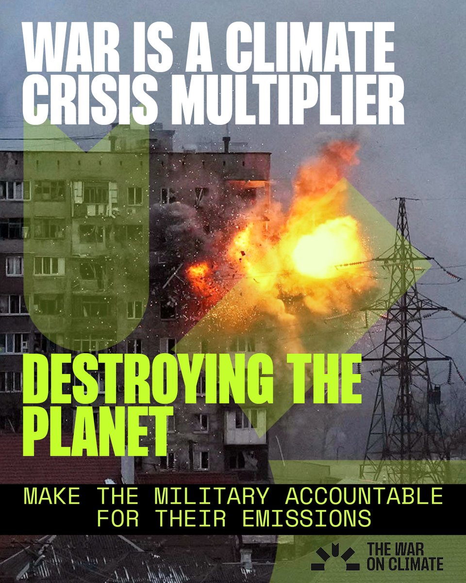 War on Climate: The Uncounted Costs of Conflict (@thewaronclimate) on Twitter photo In just 120 days, Israel’s assault on Gaza emitted as much CO₂ as Sweden does in a year. Conflicts destroy ecosystems, fuel deforestation, and unleash massive emissions, yet military carbon footprints remain hidden. From Vietnam to Syria, war leaves a toxic, warming legacy. In just 120 days, Israel’s assault on Gaza emitted as much CO₂ as Sweden does in a year. Conflicts destroy ecosystems, fuel deforestation, and unleash massive emissions, yet military carbon footprints remain hidden. From Vietnam to Syria, war leaves a toxic, warming legacy.