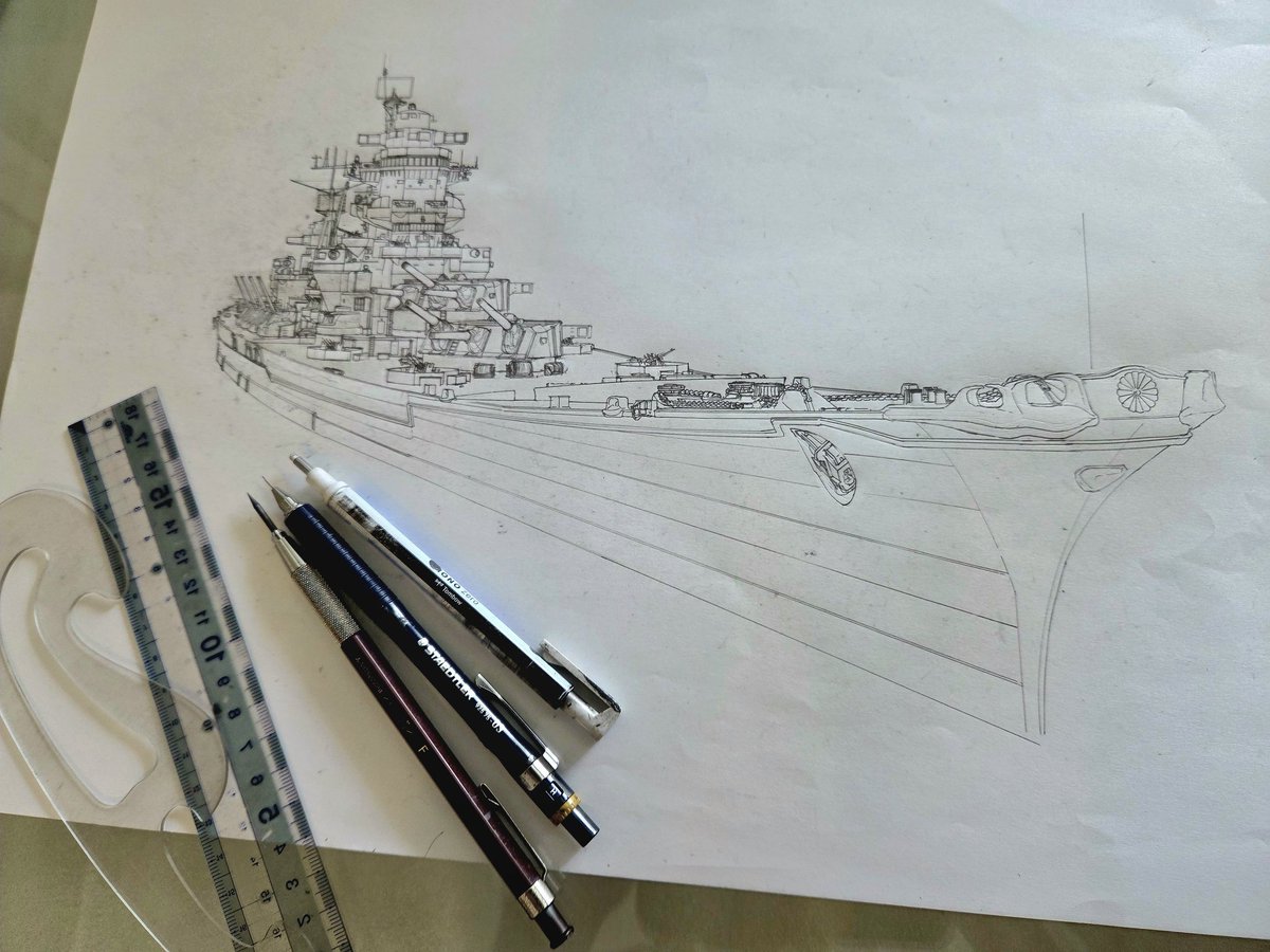 菅野泰紀 Art Studio 楓 -fu- 鉛筆艦船画家 on X: 