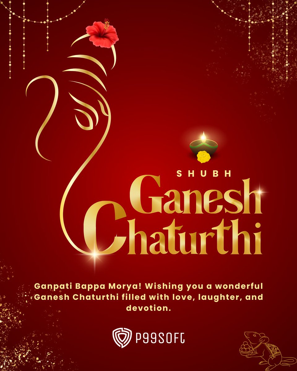 P99soft_Pvt_Ltd's tweet image. ✨ Celebrating wisdom, new beginnings, and prosperity this Ganesh Chaturthi with the P99Soft family! 🌸🐘💻

#ganeshchaturthi #festivalvibes #p99soft #teamspirit #celebrationtime #positivestart