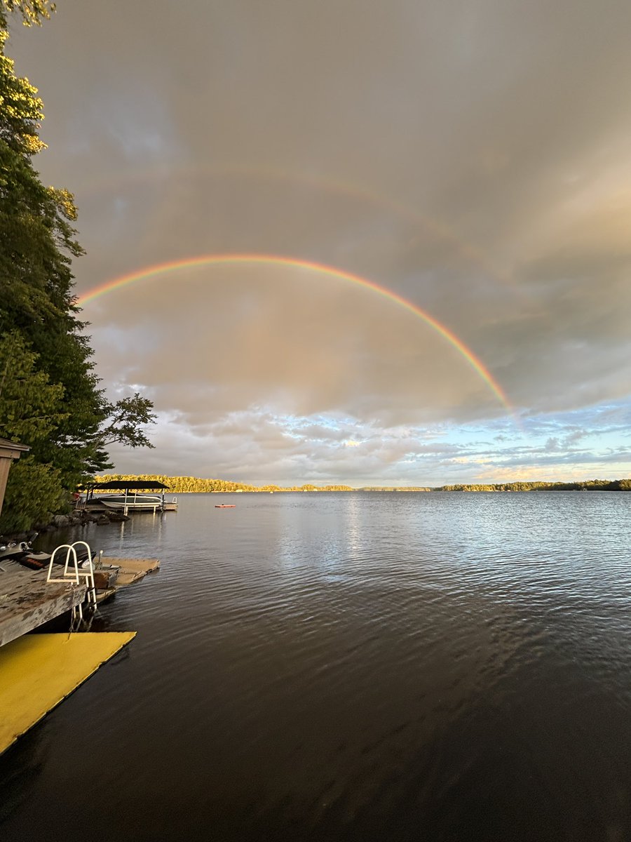 Double rainbow on Lake Muskoka <a href="/Muskoka411/">Muskoka411 News</a>