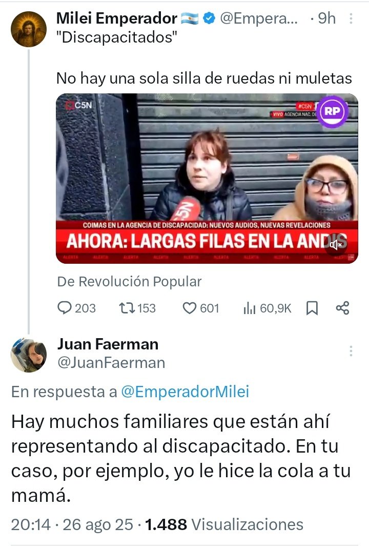 No busquen más. El libertario MÁS DOMADO de todos es este lampiño mental.