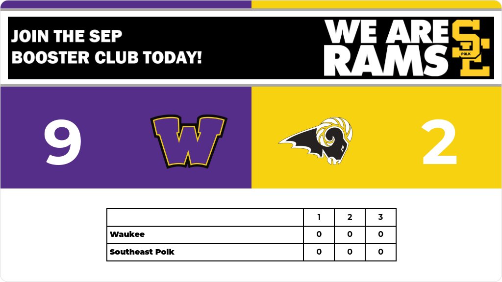 Girls Tennis (Varsity) Score Posted - Southeast Polk Rams lose to Waukee Warriors 9-2. https://www.gobound.com/ia/ighsau/girlstennis/2025-26/comps/h20250326023716326721068de0db445 