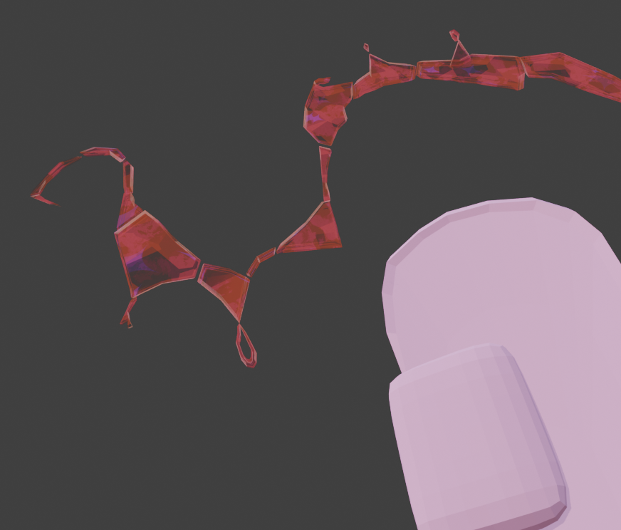 I've heard this one's from a hazardous planet or something, dunno 'bout that. Was hard as hell to get this thing to stay still so I could model it's body. The poor thing was the singularity of all loneliness where it comes from. ( Stay tuned for the showcase!!! :p )