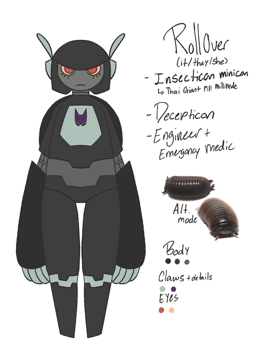 hypnotichatter's tweet photo. i made an insecticon oc and accidentally made them too similar to kickback no one look at that
#Transformers #transformersoc #insecticon https://t.co/XhgffaaMps