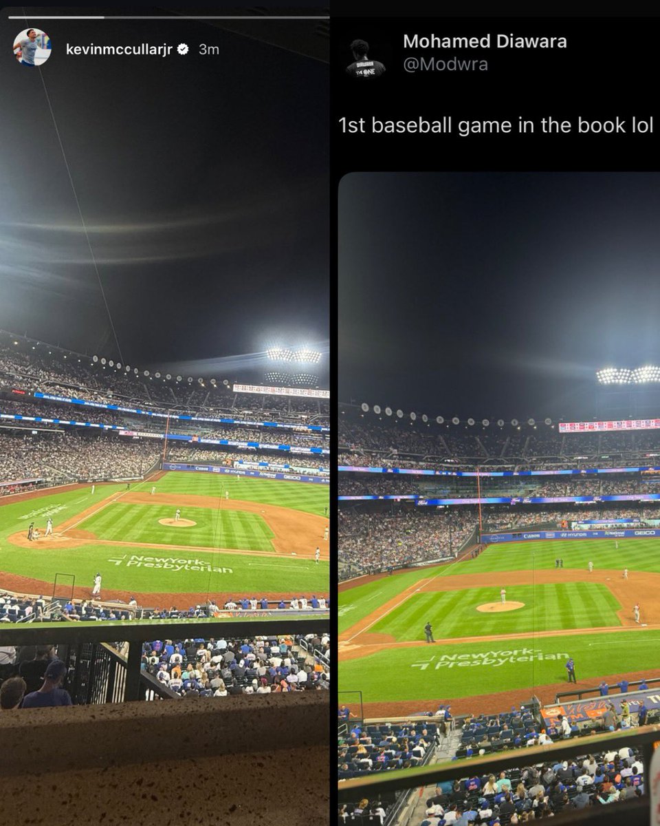 The Strickland (@thestrickland) on Twitter photo Kevin McCullar Jr. & Mohamed Diawara are at the Mets game tonight! Kevin McCullar Jr. & Mohamed Diawara are at the Mets game tonight!