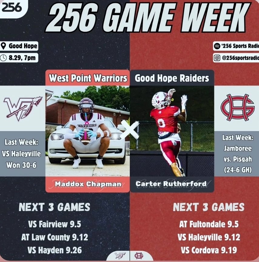 WP HATE WEEK 
LETS GO RAIDERS!! #0 
<a href="/ParkerJ0hnson7/">Parker Johnson</a> <a href="/5___tyler/">Tyler Byrd</a> <a href="/Jones13Sam/">Sam Jones</a> <a href="/Mason_Drake1/">Mason Drake</a> <a href="/TuckerScrews24/">Tucker Screws</a> <a href="/sbdingler/">Brandon Dingler</a> <a href="/k_hollis21/">Karson Hollis</a>