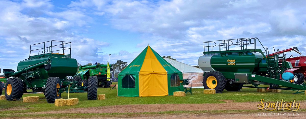 Hello Western Australia - Dowerin Field Day is GO stations! 🙌
We’re all set up and ready to go, come and say hello to Doug and Walter 😀