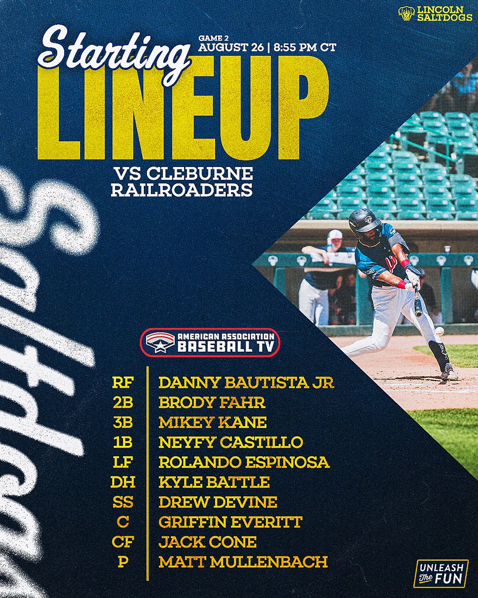 saltdogsball's tweet image. Game two against the Railroaders.

#Saltdogs | #unleashthefun