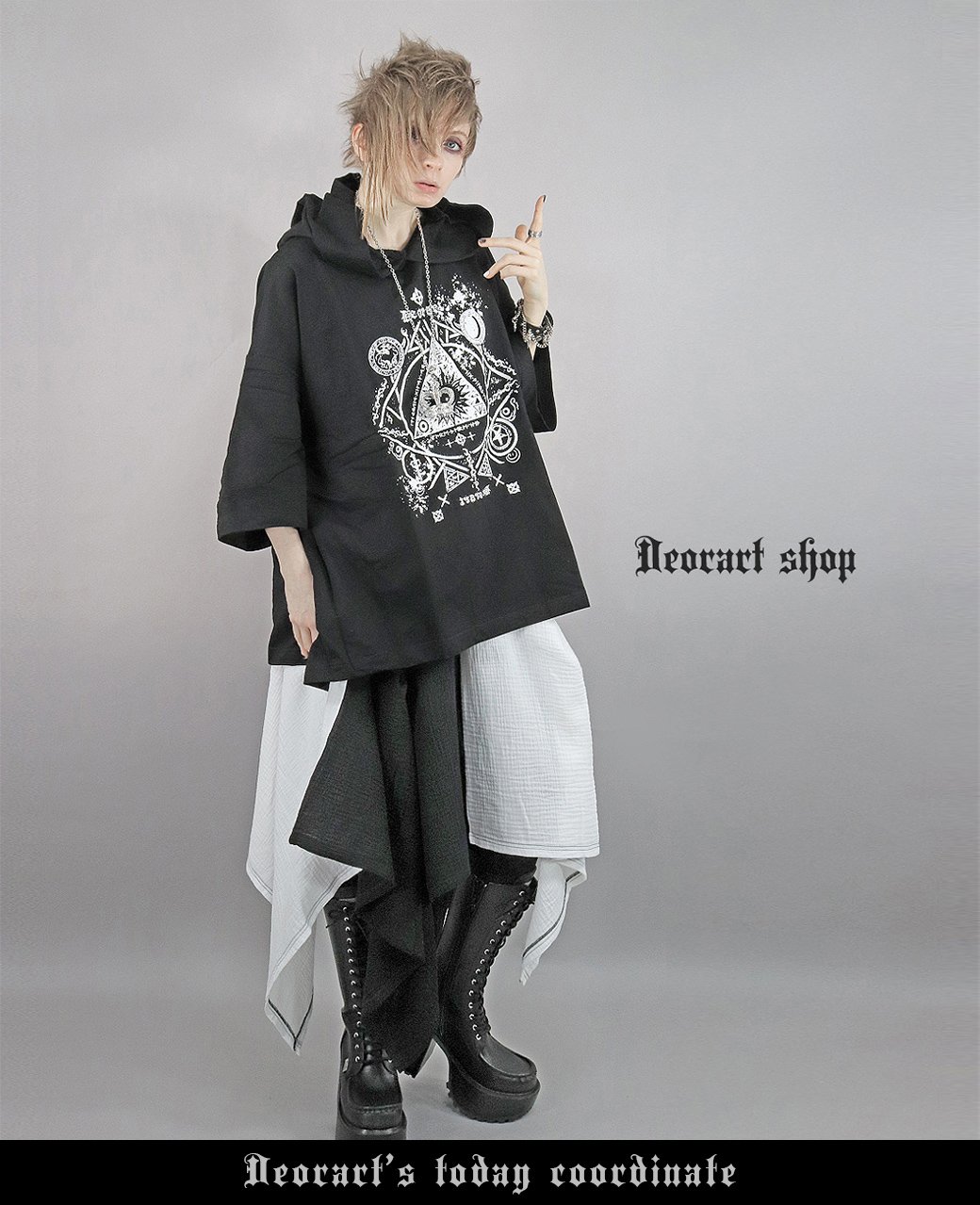 【Deorart-shop】トレンチコート L ロングルーズトレンチコート「K936」/ウール100%-RUIRUE BOUTIQUE