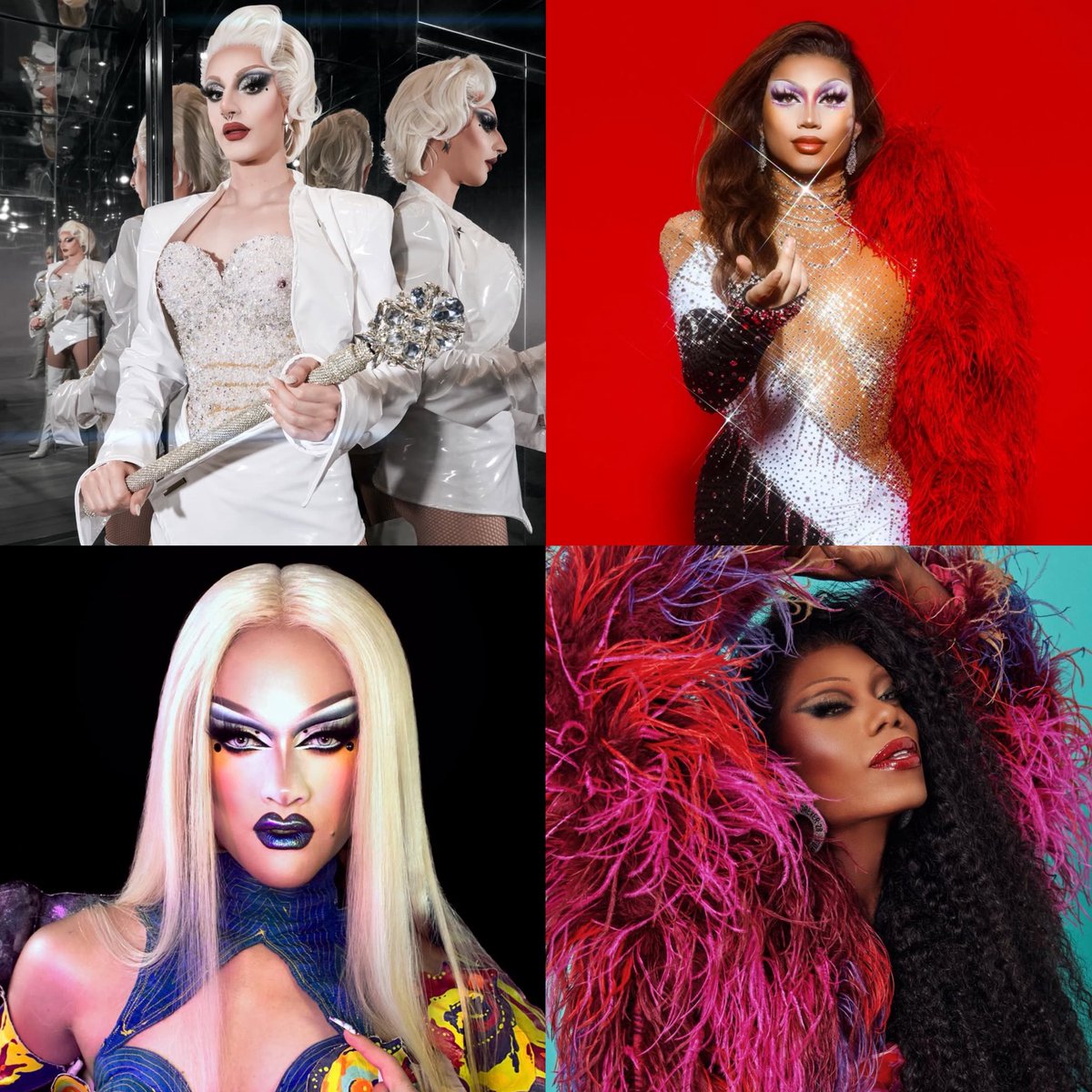 Yall be clowning Drag Race Down Under but it gave us some gems. Some of my personal faves. Hope to see them back on my screen in the future 🤞🏾