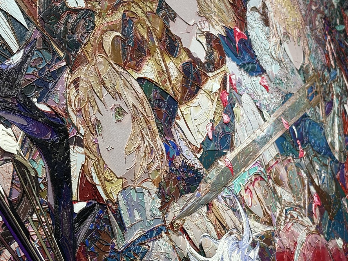 Fate/Grand Order Servant Art Chronicle -最終再臨展-の一部制作を担当させていただきました！flatlabo.com/work-detail/po…