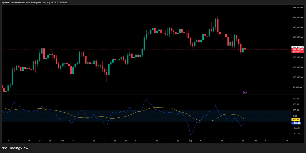 MyanmarCryptoMC's tweet photo. Bitcoin is still below Resistance https://t.co/hJb40NR27G