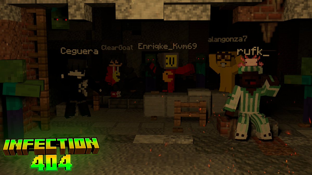 Infection 404 | Minecraft server tweet media
