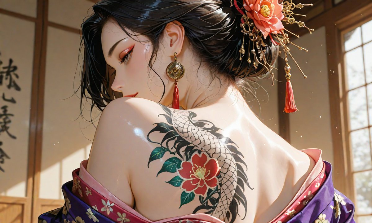 JuicychatAI's tweet photo. “Memoirs of a GEISHA" 🎏
All images generated by  our new NSFW Image model “Lychee Martini” from https://t.co/BPhLYChMA0
+++When this post hits 600 likes, I’ll send out an extra JuicyCoins code! So go ahead and like and share it!++ #juicychat #juicychatai #juicychatimagemodel #hentai #anime #milf #mommy #breast #geisha #japenese