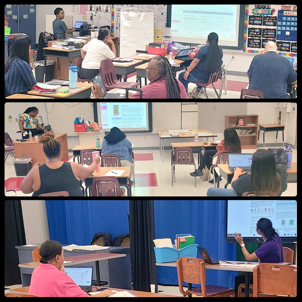 The learning never stops! 📚 Who said learning is for kids only? 🤔 Shout out to our coaches for kicking off our weekly Instructional Labs to enhance teacher practice and eliminate our Problem of Practice! #seeyouatthetop🏇