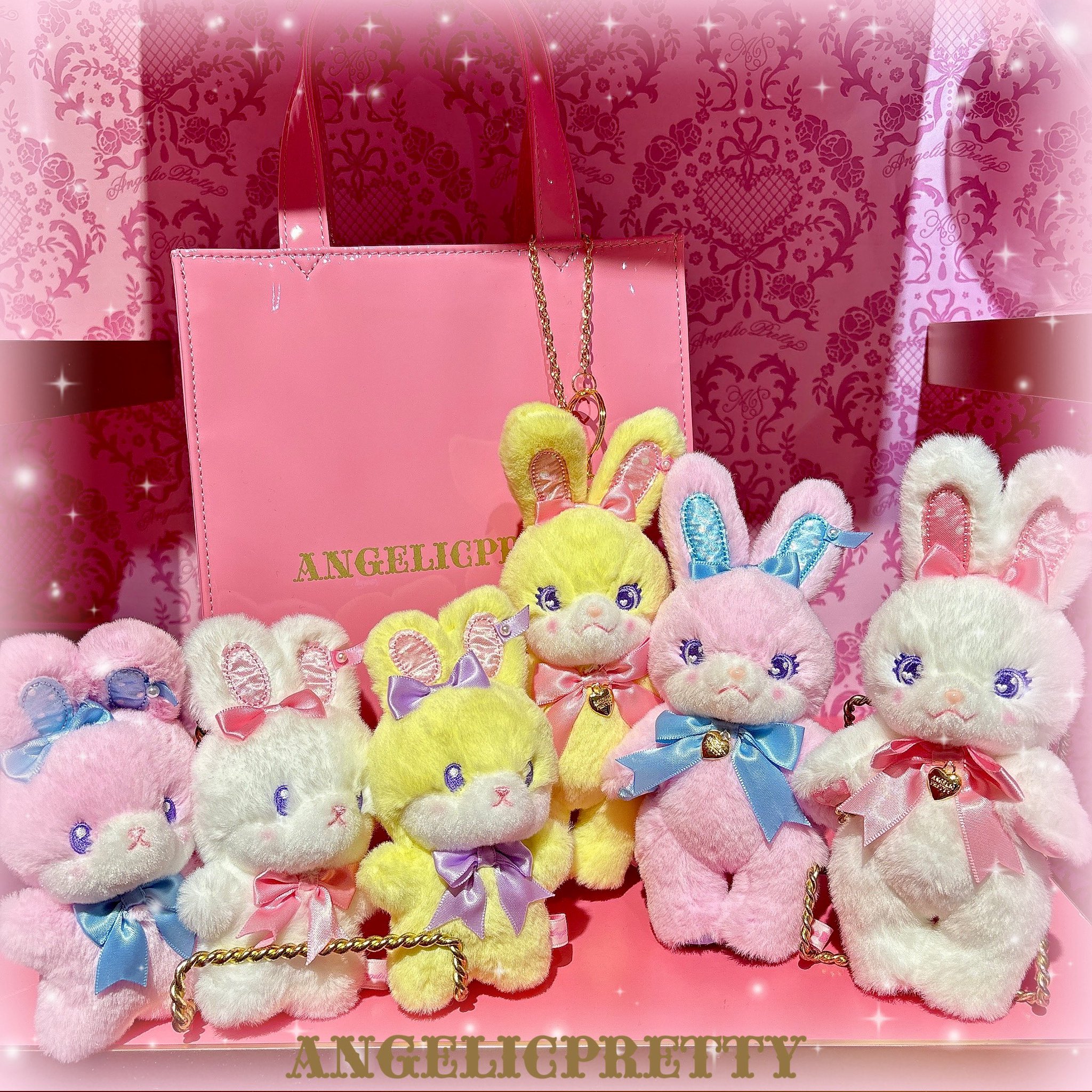 Angelic Pretty Fancyリリカルバニーぬいぐるみチャーム 黄色 商品詳細ページ