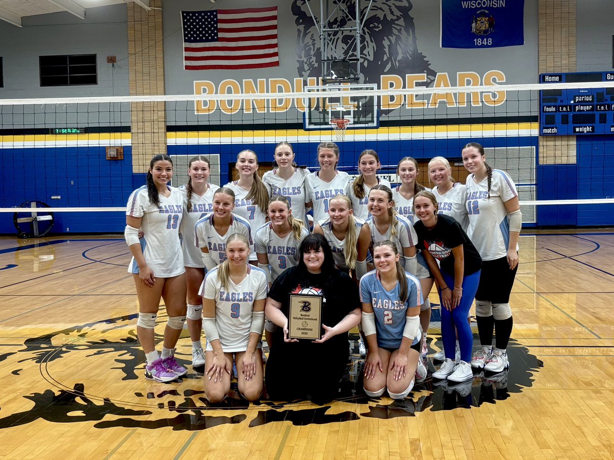 2025 Bonduel Volleyball Invitational Champions!!! 🏐🥇