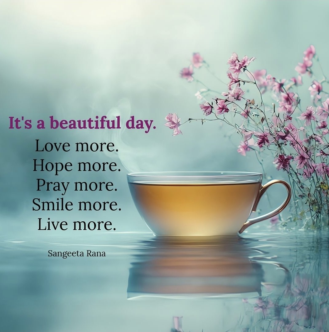 Good morning Folks 🙏  Wonderful Wednesday ahead! 🎵☕️☕️🎶