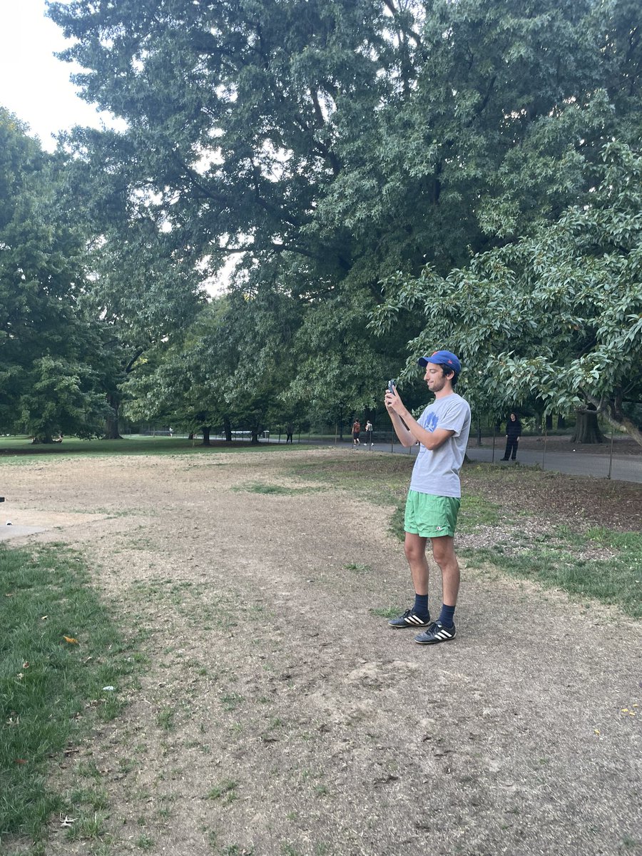 Big shoutout to social media legend <a href="/calder_mchugh/">Calder McHugh</a> holding it down on X this season. Here he is hard at work during our last game before the playoffs