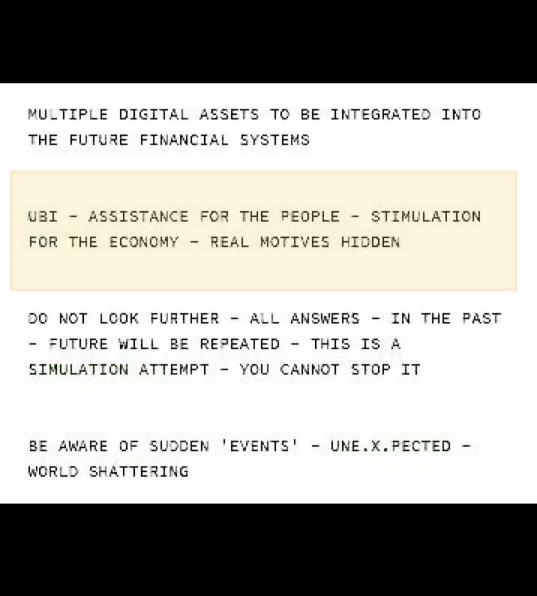 myfriendblondie's tweet image. “UBI Assistance For The People - Stimulation For The Economy - Real Hidden Motives”  — #MrPool ⁦@LeadingReport⁩ #universalbasicincome