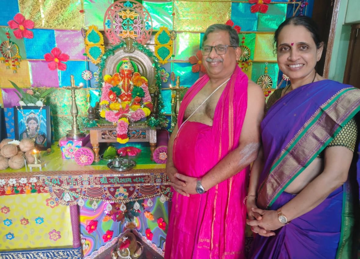 On this #GaneshChaturthi, may Bappa’s blessings flow like the river, bringing health as steady as the mountains, happiness as sweet as Modaks, and light as pure as the Aarti flame.