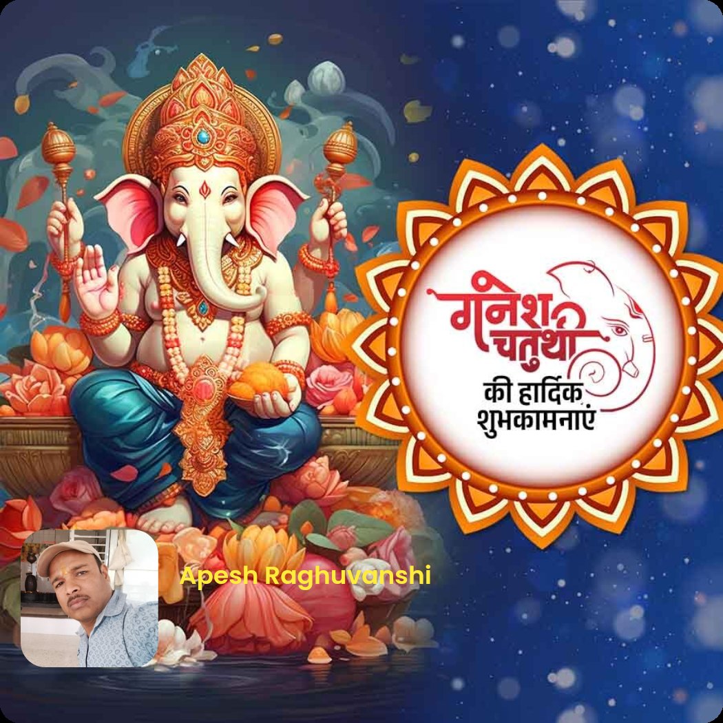 ApeshRaghuwans5's tweet image. गनेश चतुर्थी की हार्दिक शुभकामनाएं