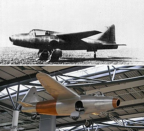 toshizostarfort's tweet photo. 従来のレシプロエンジンの戦闘機と性能が変わらなかったため採用されませんでした。その後、ドイツで開発され世界で初めて実用配備された #ジェット戦闘機 は何だったでしょう。
#ハインケル #He178 が世界初のジェット飛行成功(1939年8月27日)
https://t.co/zhoW2g9g4W
#今日は何の日 #航空機 #ジェット機