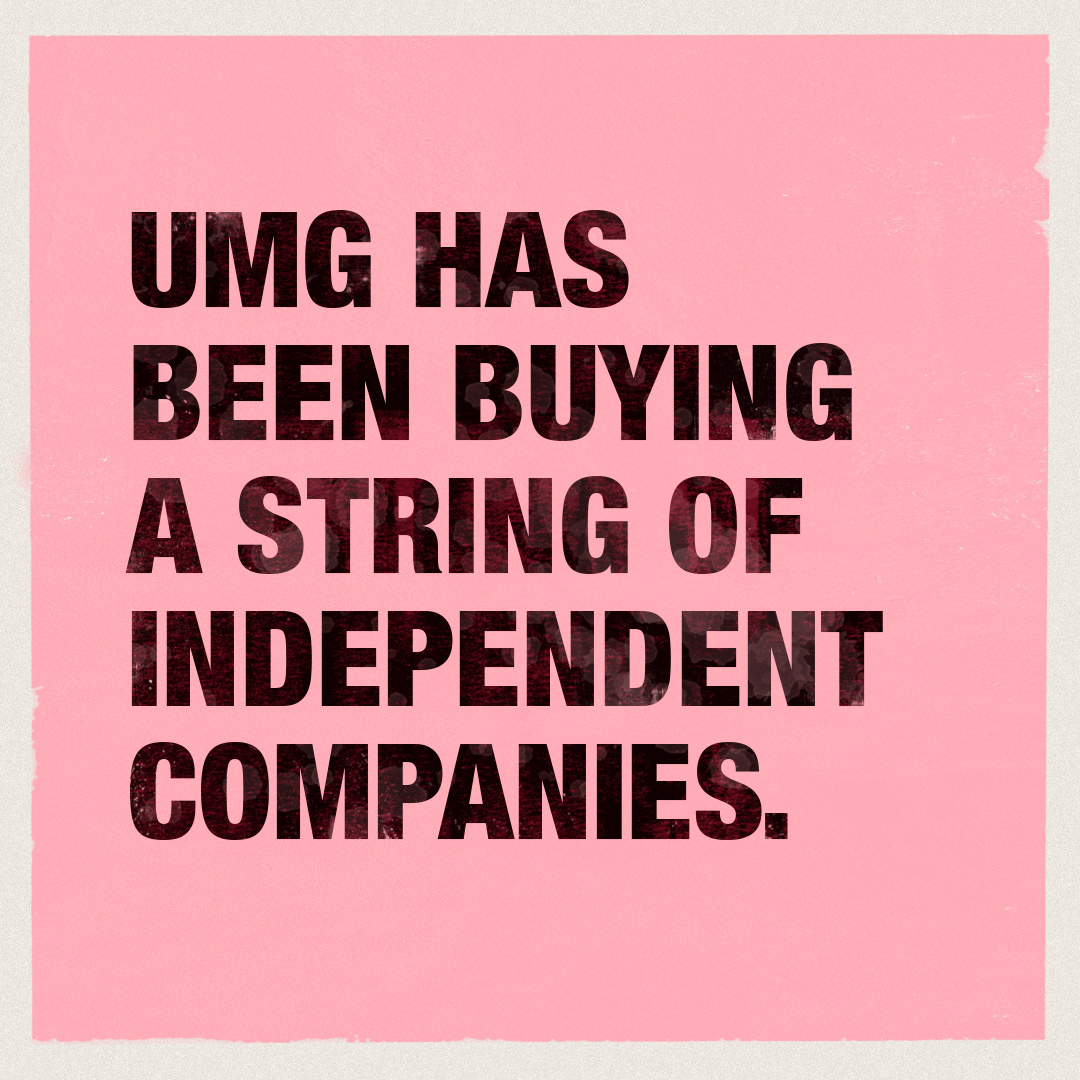 Universal Music Group's acquisition drive continues. Downtown owns a number of services that the independent sector relies on every day for their artists to be seen and heard.