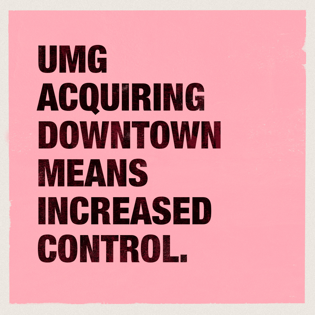 This raises serious concerns about further concentration in the market. All markets need big companies &amp; UMG is an important player, but there comes a point where too much power in one company’s hands harms cultural diversity, limits choice, &amp; reduces opportunities in the market.