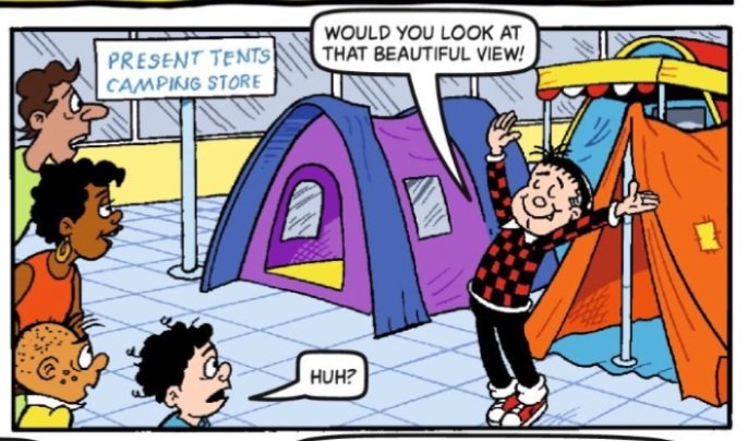 It's the grand finale of the Beano's big summer story this week! Who is the Creepy Crawler? Meanwhile, Minnie the Minx is still trying for a scout badge, while Roger the Dodger goes camping in style.

Scripts by me, art by Shannon Gallant, <a href="/VictorianClam/">Laura Howell</a> and Barrie Appleby!