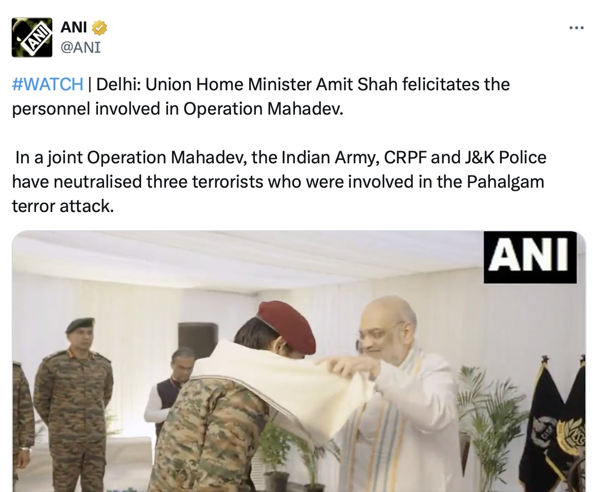 crkesavan's tweet image. Till date, Rahul Gandhi has neither uttered the name of #OperationMahadev nor expressed gratitude to our selfless armed forces, CRPF &amp;amp; J&amp;amp;K police for avenging the Pahalgam terror attack by killing the Pakistani terrorists.  PM @narendramodi ji has lauded the courage our armed…