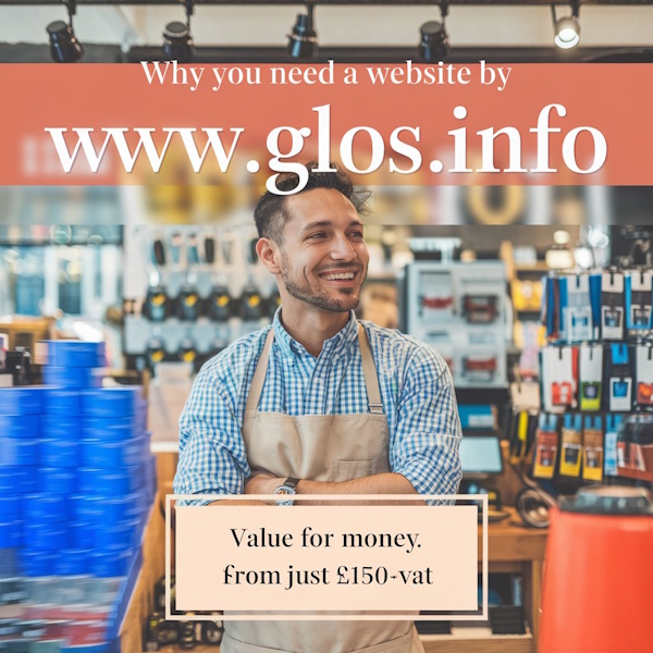 🚀 Boost your business with a professional, secure website from glos.info! 👀

Starting at just £150+vat, you get a good value, cost-effective solution that includes 6 months of free hosting.

🔗 glos.info/value-websites…