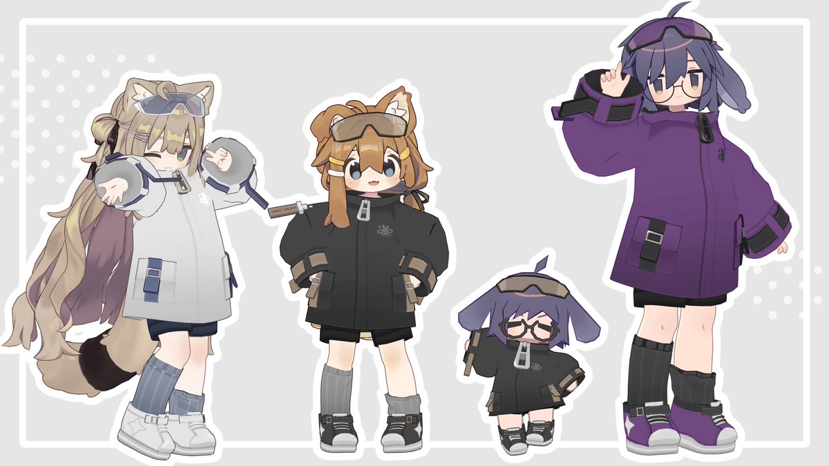 molchan_lol's tweet image. ✨🔔販売開始のおしらせ🔔✨

ゆったりルーズクラップ【8アバター対応】
mollab.booth.pm/items/7354725

📅SALE📅　～9/1(月)夜頃
フルセット：1500円→1000円
単品　　　：900円→600円

対応➡まめふれんず/うささき/ちびさき/アズキ(えも研素体)/みみのこ/ハティット/にゃもあ
#VRChat #molLab