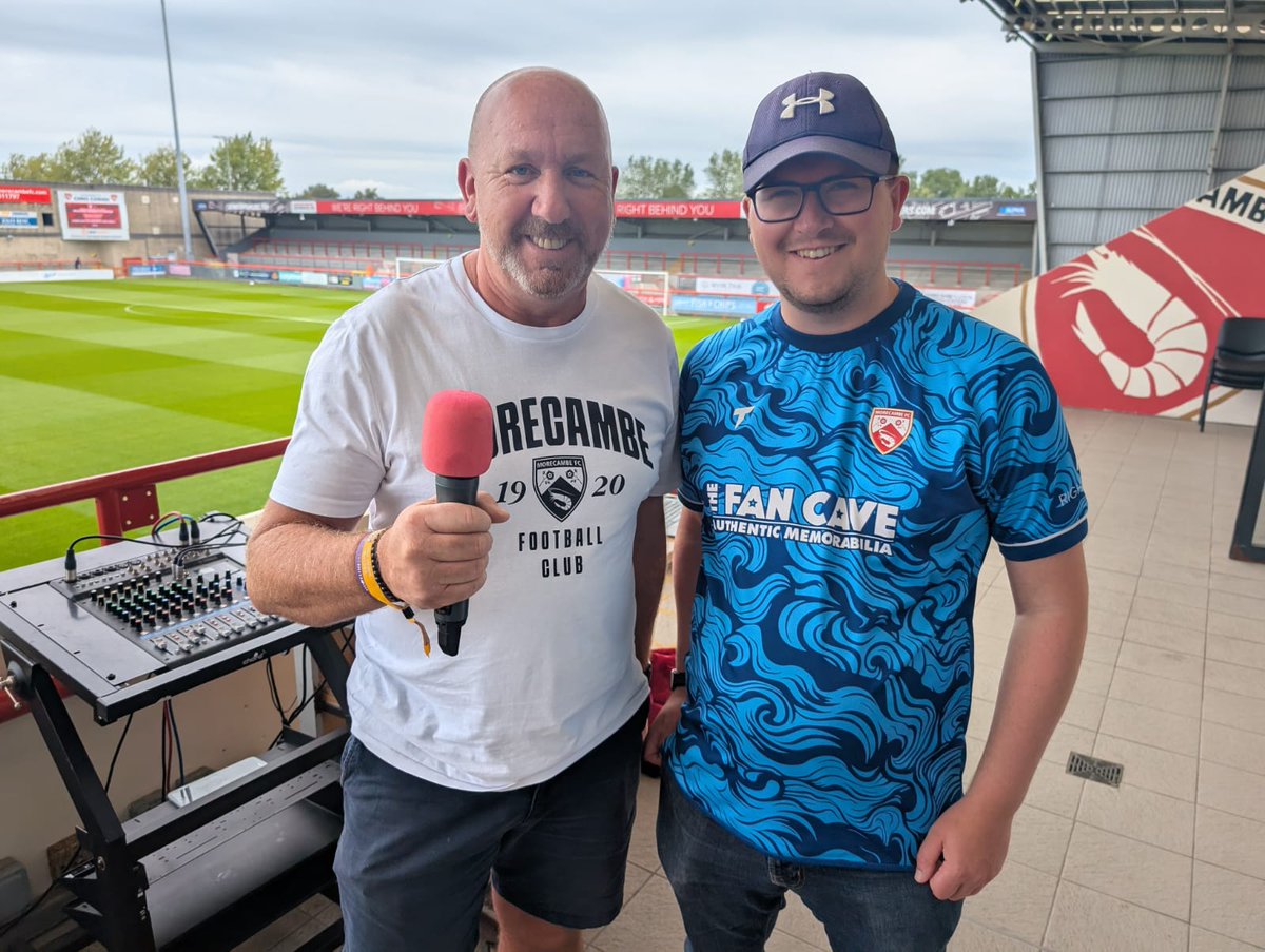 "Never in my wildest dreams did I think I'd be back here!"

Delighted to see Mark Swindlehurst back at work on the mic <a href="/MorecambeFC/">Morecambe FC</a> 

Hear all about how he got the job he's had for over 30 years here... buzzsprout.com/1190093/episod…